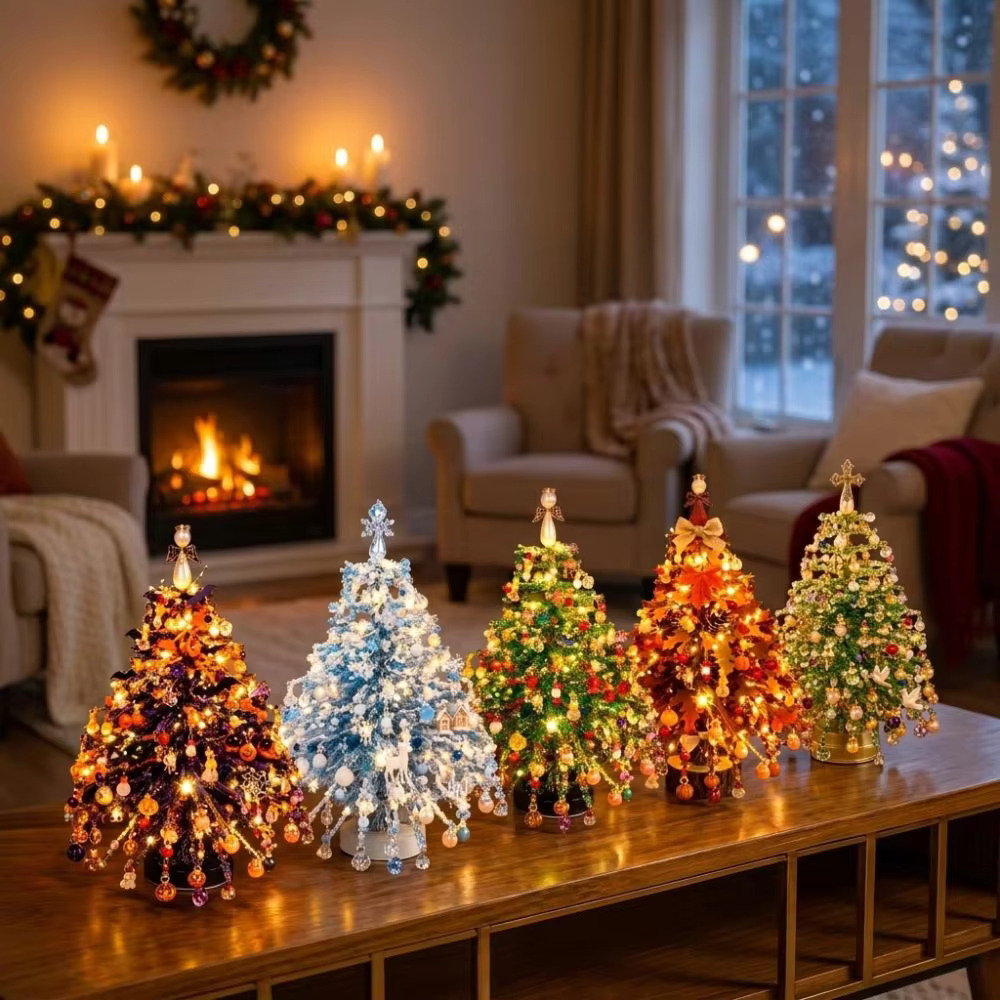 Home Decor Xmas Tree - Zestaw koralików do samodzielnego wykonania choinki