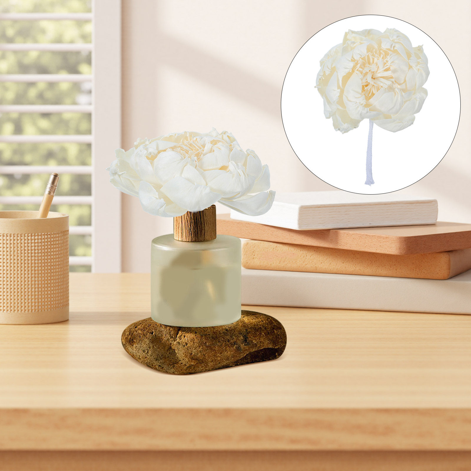 Home Decor Essentials - Dyfuzor zapachowy z głową piwonii 12