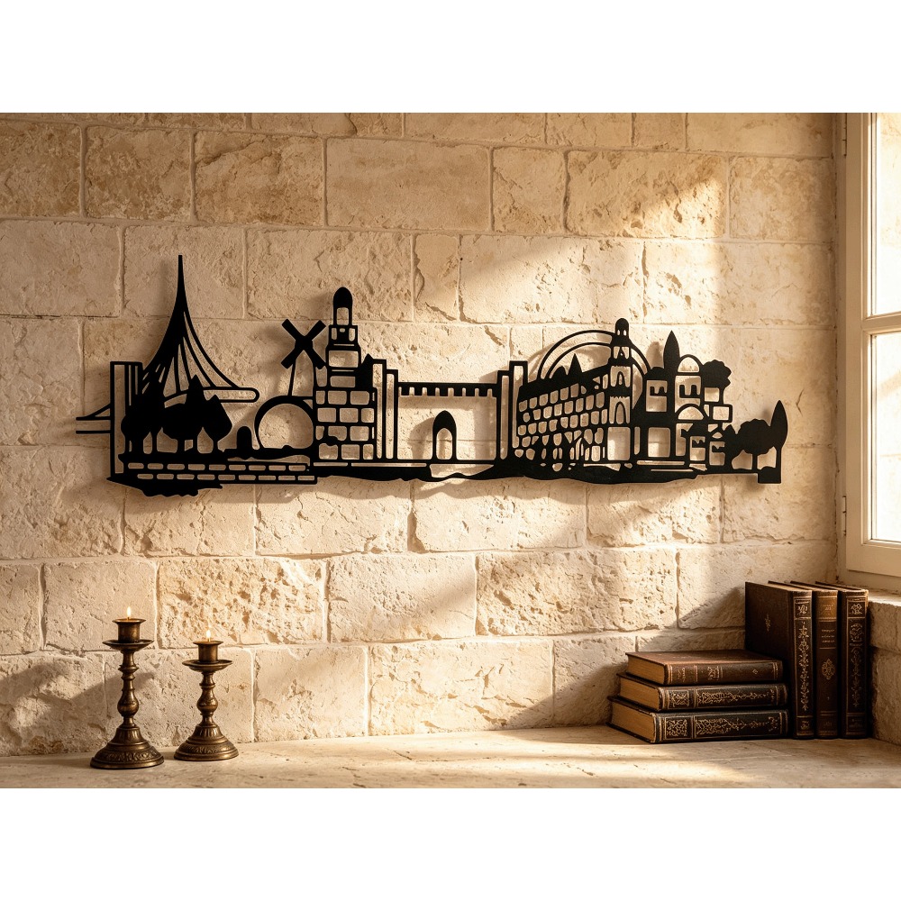 Home Decor Wall Art - CIFBUY Metalowa dekoracja ścienna z widokiem