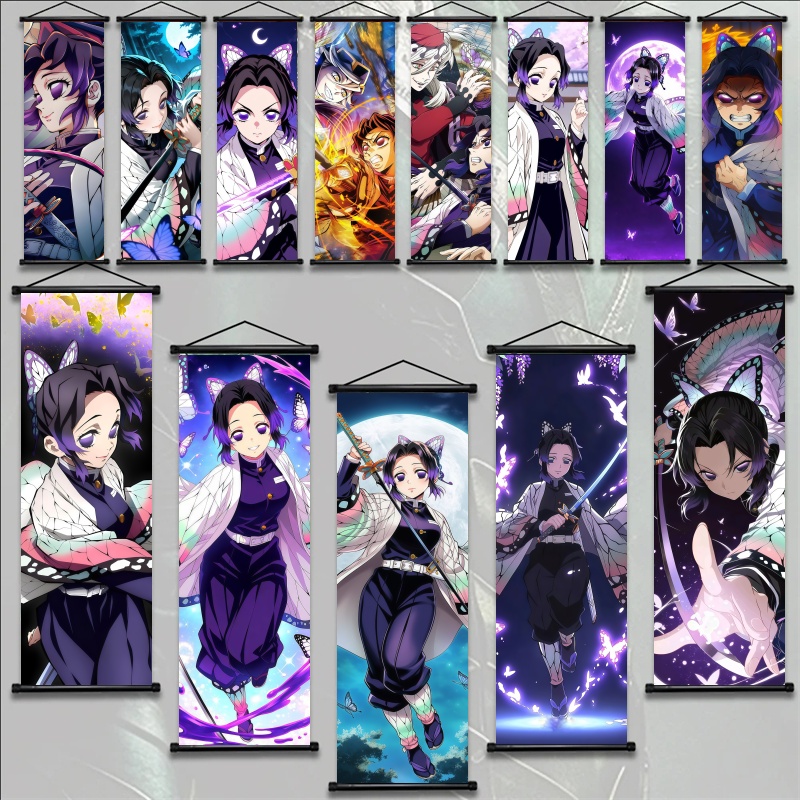 Home Decor Company - Shinobu Kocho Demon Slayer Artystyczny Zwoj