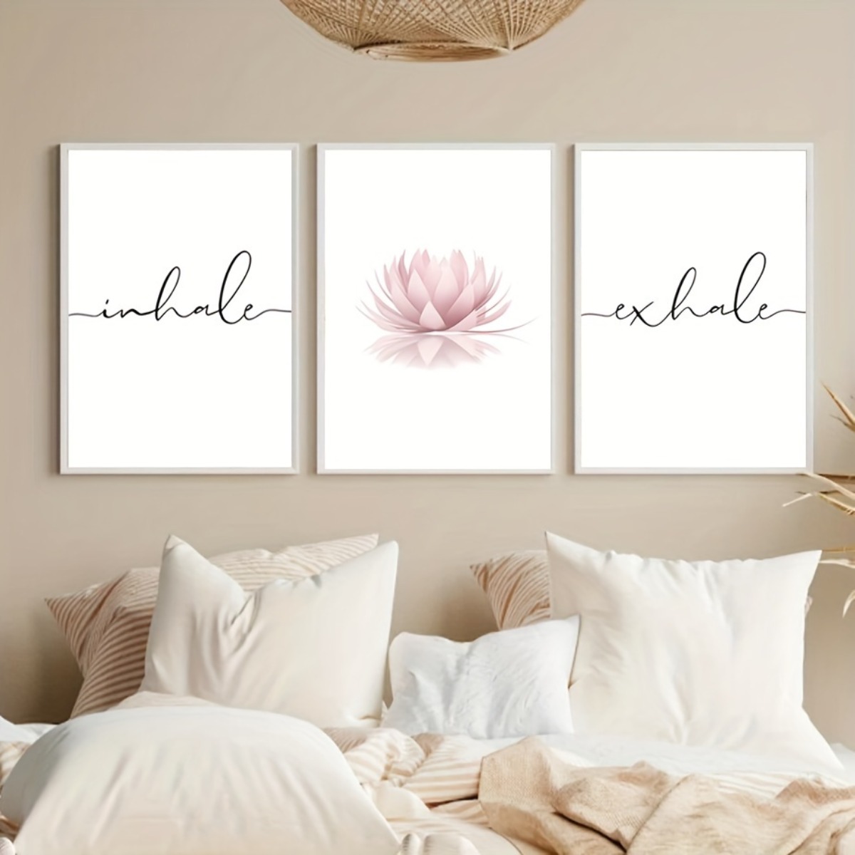 Home Decor Yoga - 3 szt./zestaw Wdech Wydech Zen Abstrakcyjny