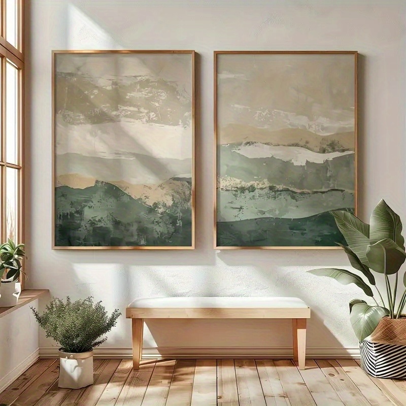 Home Decor Range - 2 szt./zestaw Wabi Sabi Abstrakcyjne Geometryczne