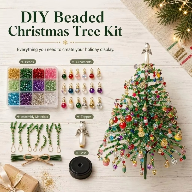 Home Decor Xmas Tree - Zestaw do samodzielnego wykonania choinki z