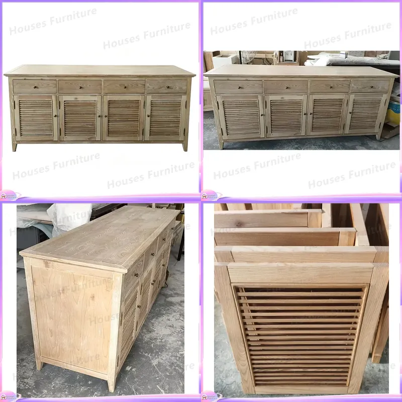 Home Decor Organizer - Szafka na buty z naturalnego drewna