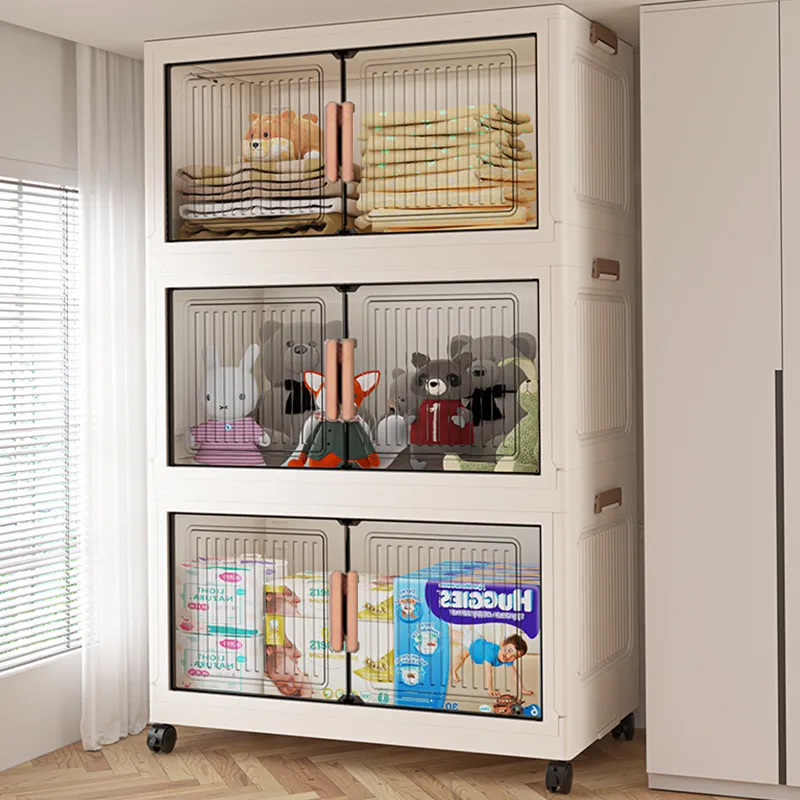 Home Decor Organizer - Składana, pyłoszczelna szafka do przechowywania, organizer