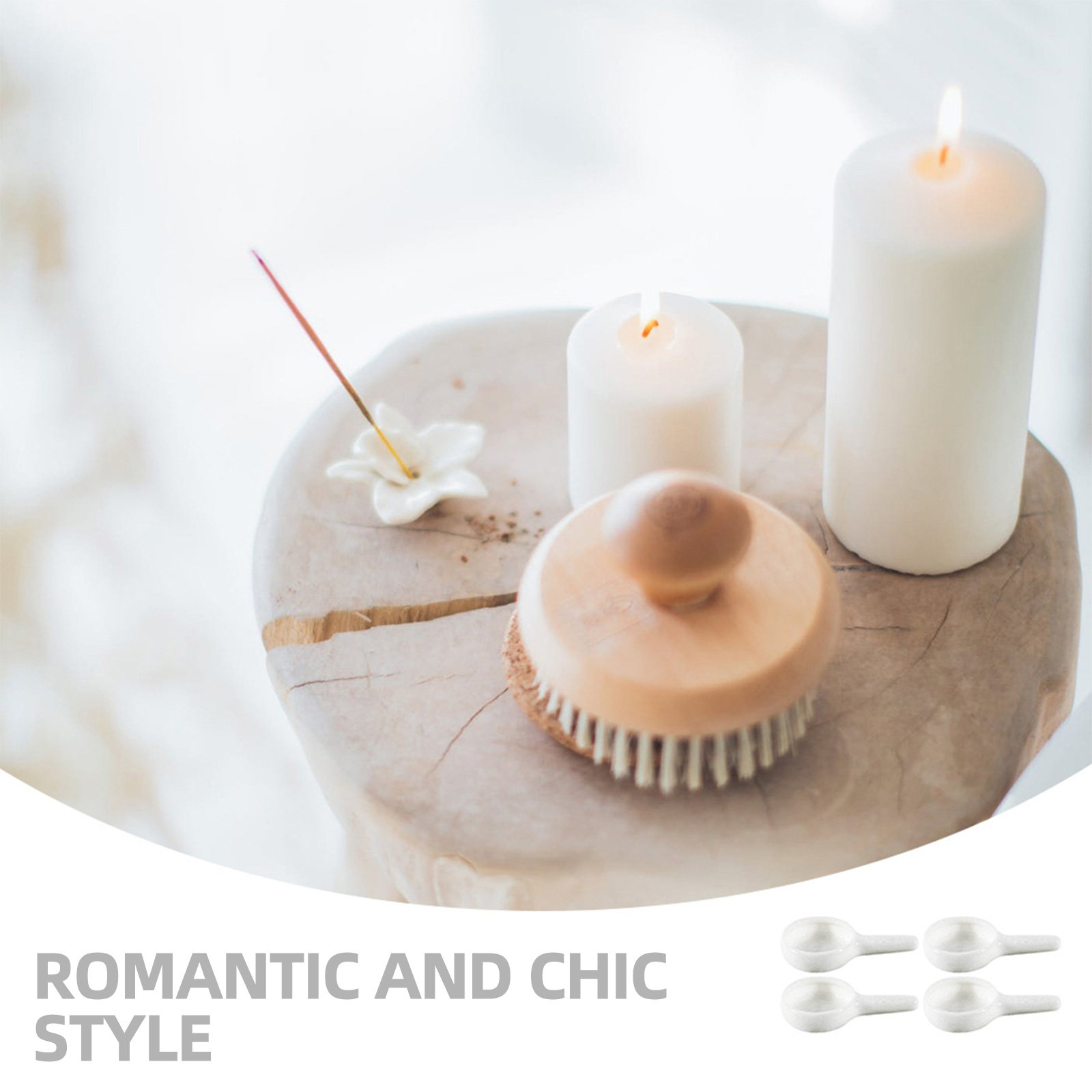Home Decor Essentials - 4 sztuki wysokiej jakości ceramicznych podstawek