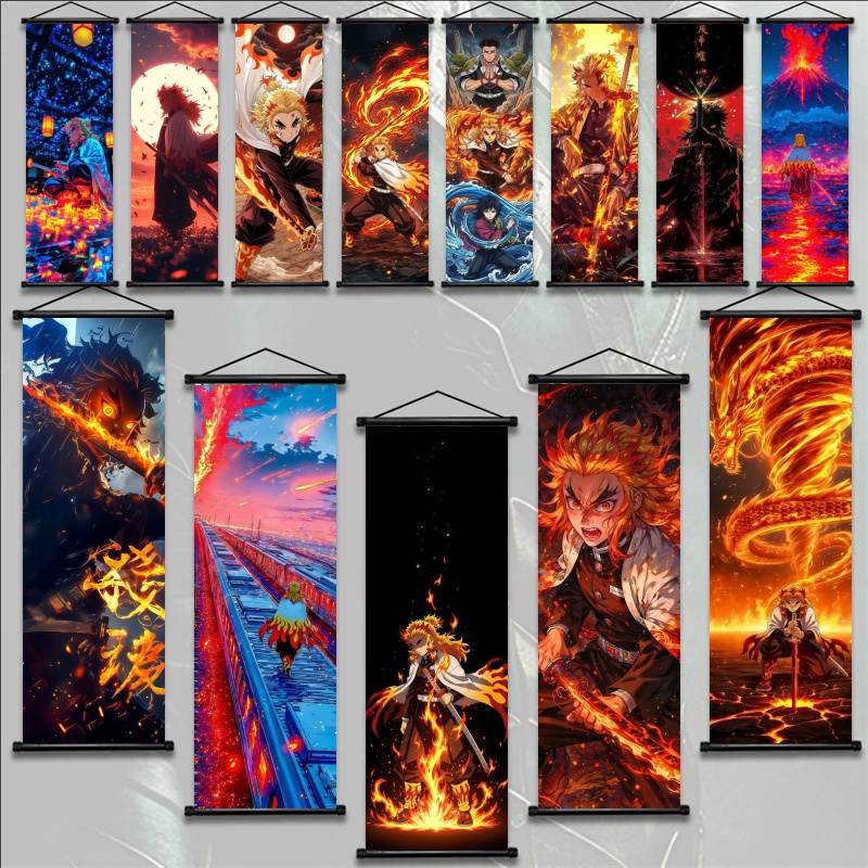 Home Decor Company - Demon Slayer Kyojuro Rengoku HD Druk