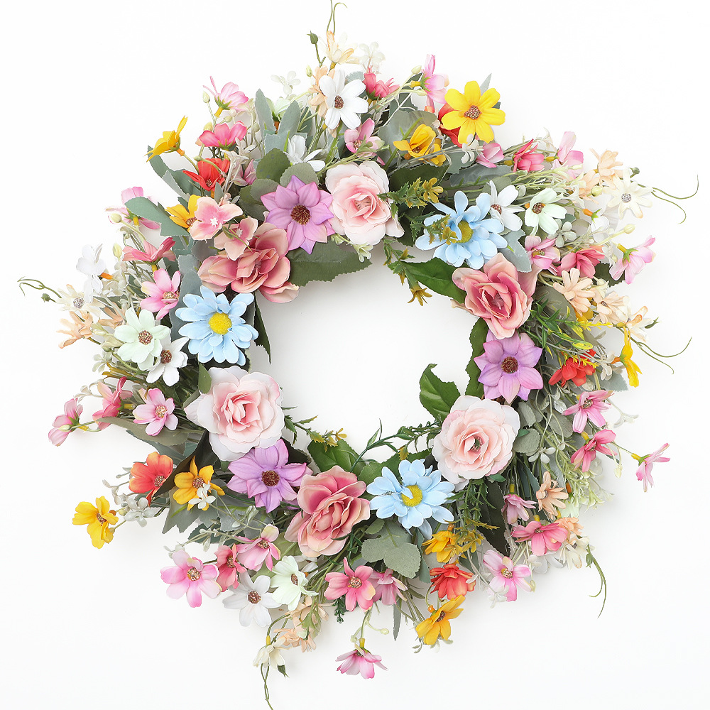 Home Decor Daisy - YeeNanee Żywe Wiosenne Wieńce z Dzikimi