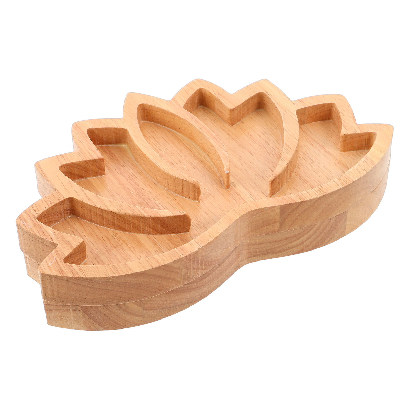 Home Decor Organizer - 2 szt. drewnianych tac na kryształy