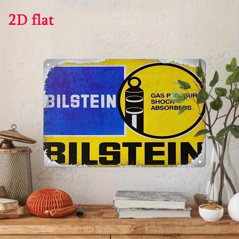 Home Decor Shop - Metalowy tabliczka z logo amortyzatora pneumatycznego