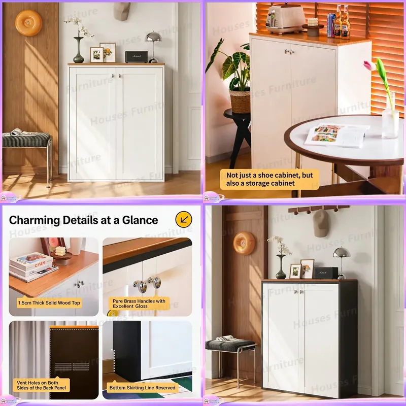 Home Decor Organizer - Nowoczesna szafka na buty z regulowanymi
