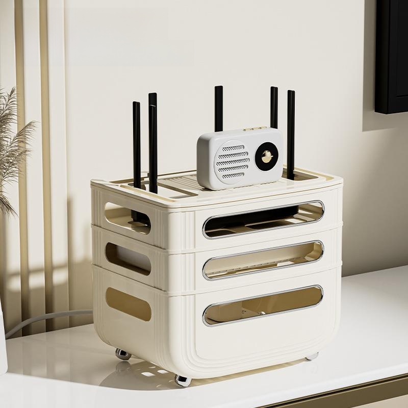 Home Decor Organizer - Pudełko do przechowywania routera bezprzewodowego, organizer
