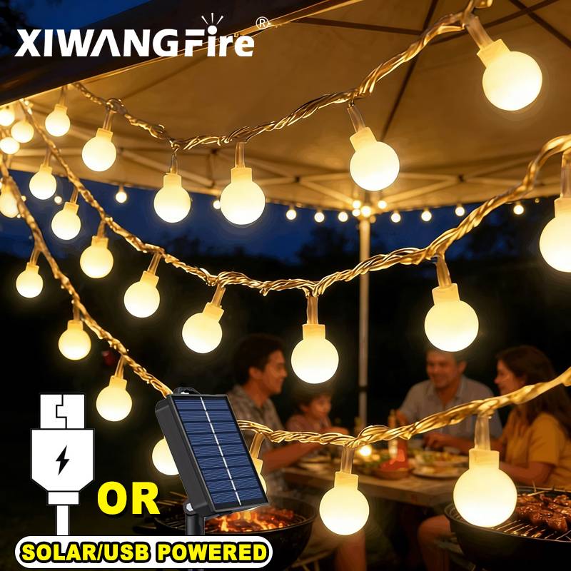 Lampki solarne/USB/bateryjne,  – Home Decor Outdoor recenzja i cena
