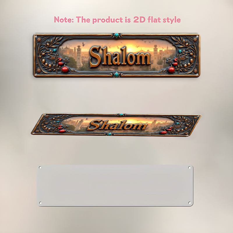 CIFBUY Vintage Shalom Hebrajsk – Home Decor Wall Art recenzja i cena