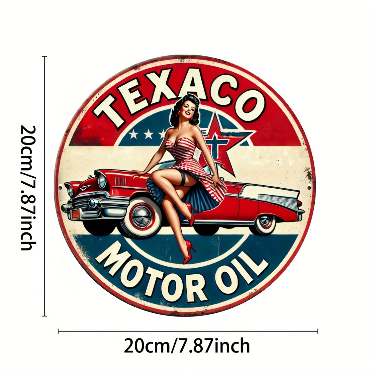 Znak aluminiowy Texaco Motor O – Home Decor Essentials recenzja i cena