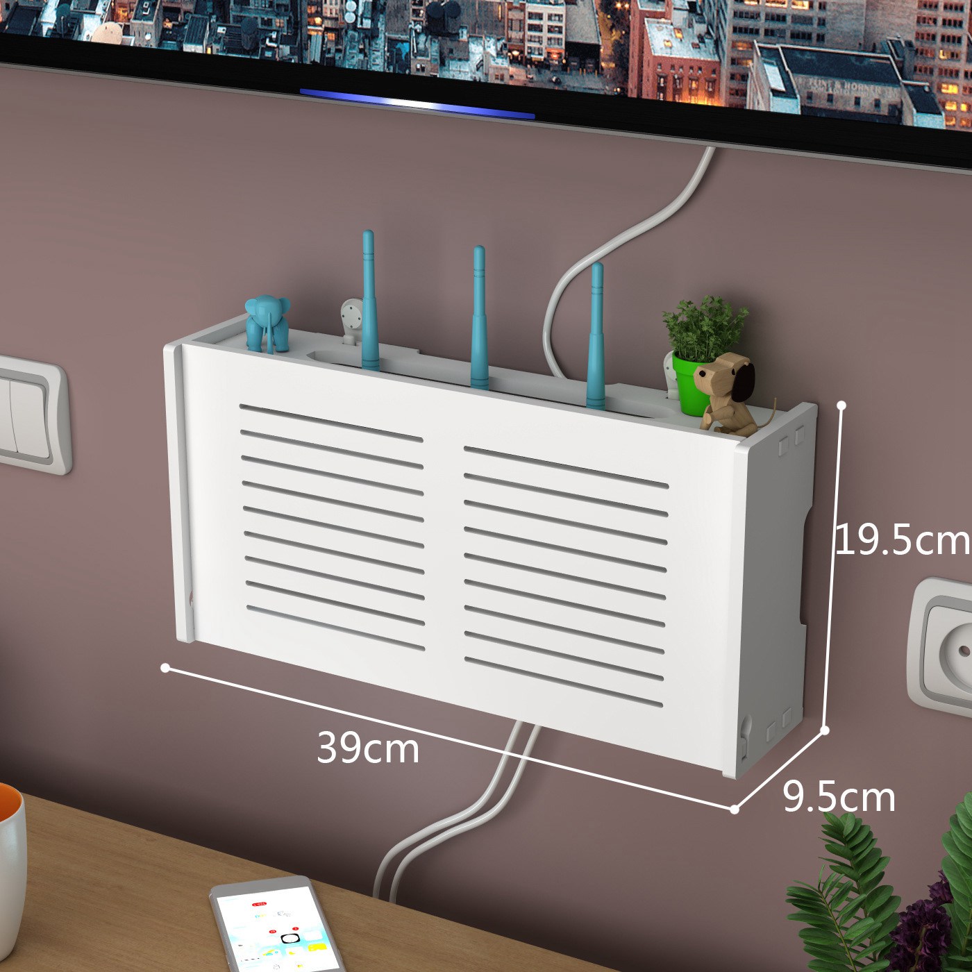 NOWOŚĆ - Półka na router Wi-Fi – Home Decor Organizer recenzja i cena