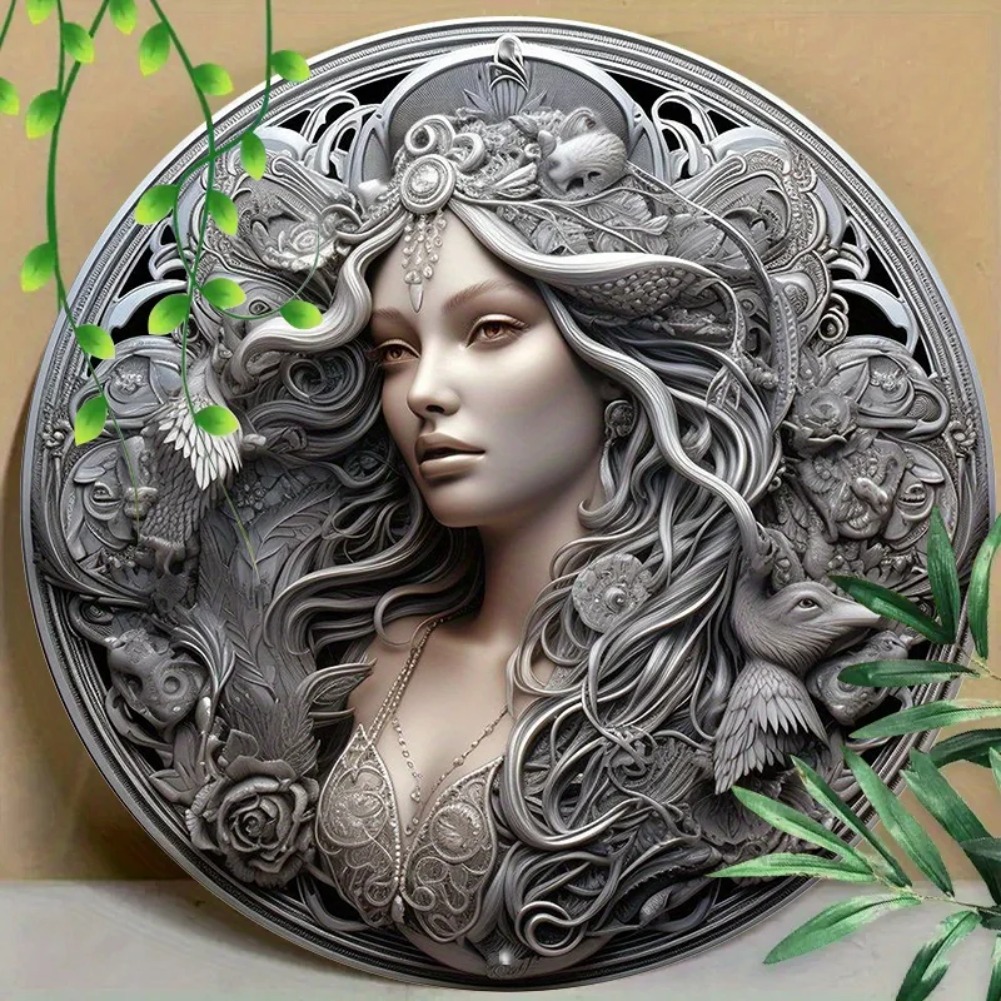 Okrągła metalowa naklejka alum – Home Decor Shop recenzja i cena