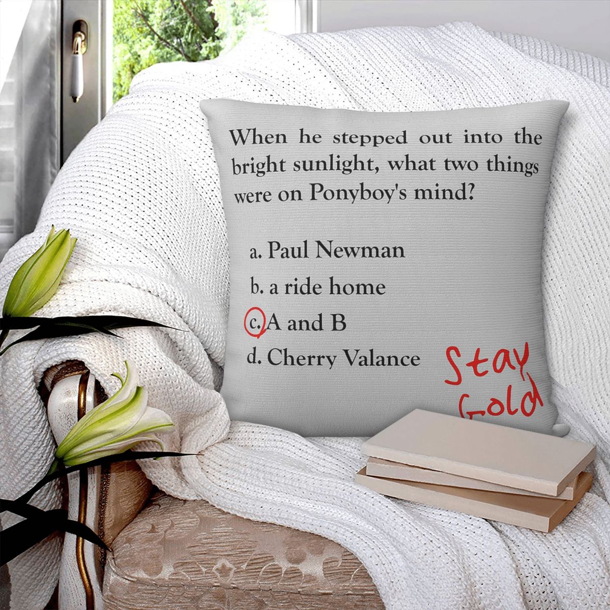 Poszewka na poduszkę Outsiders – Home Decor Quiz Free recenzja i cena