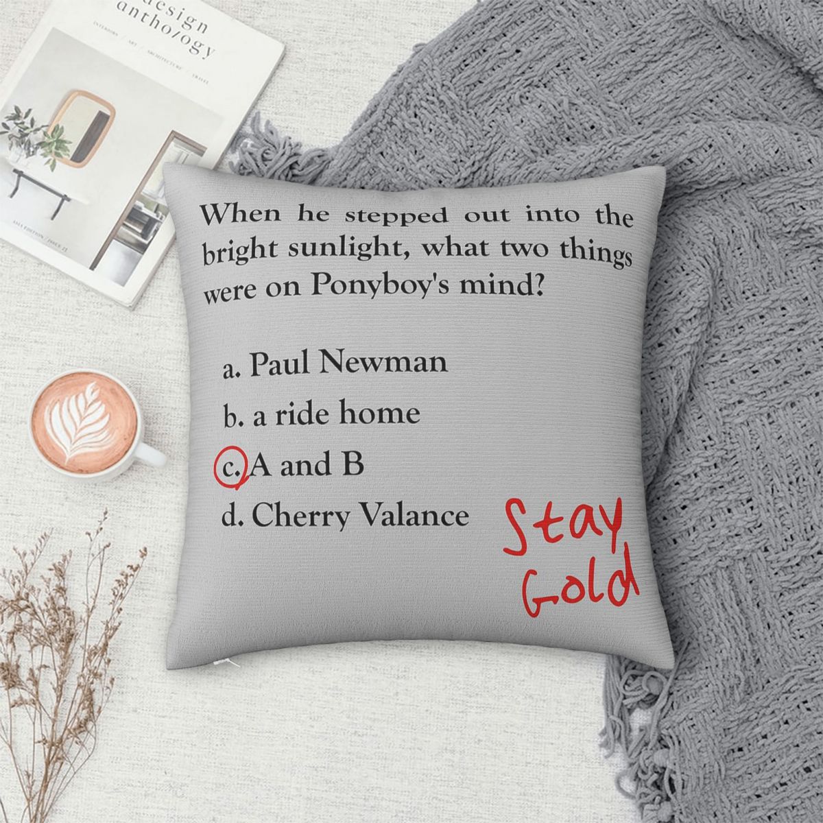 Poszewka na poduszkę Outsiders – Home Decor Quiz Free recenzja i cena