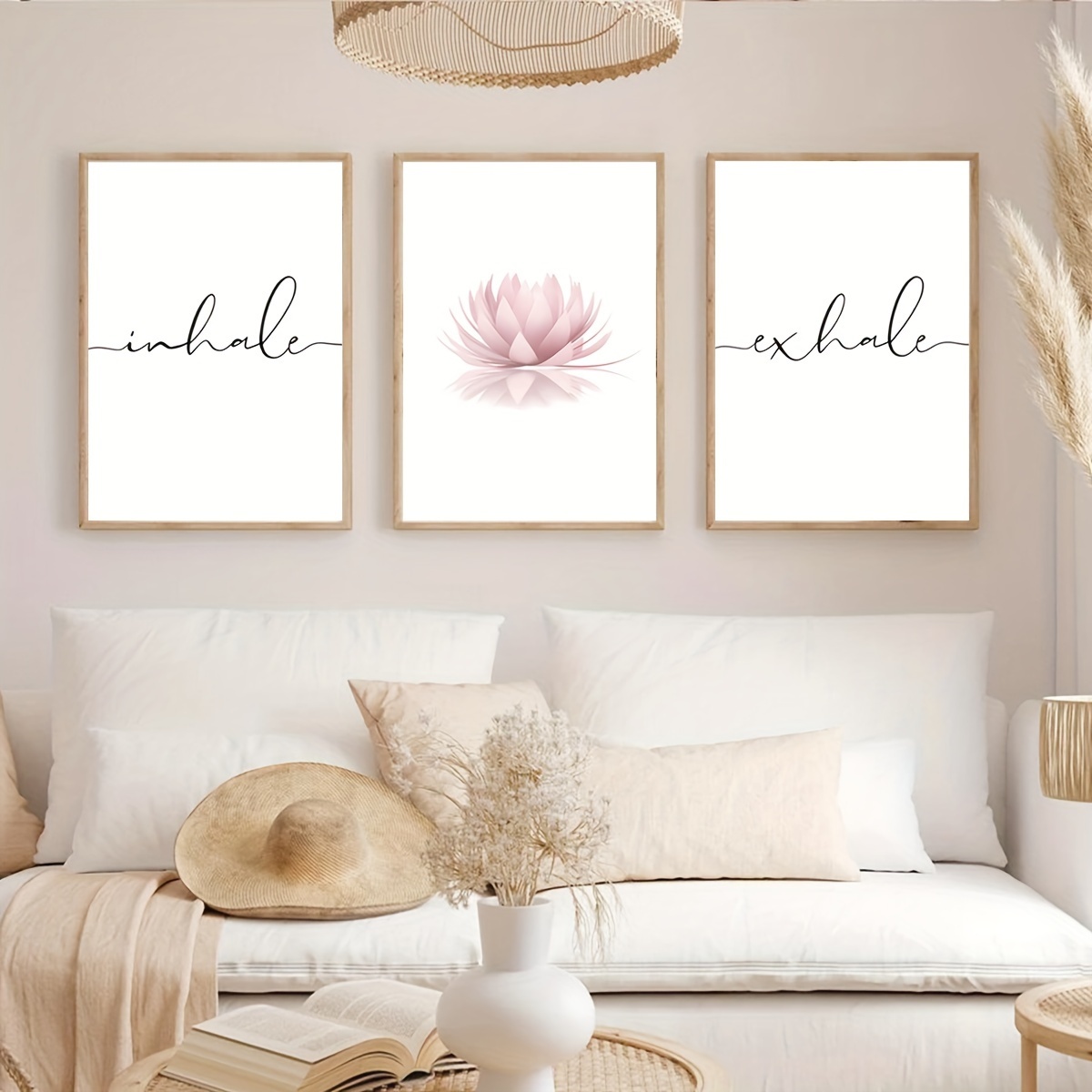 3 szt./zestaw Wdech Wydech Zen – Home Decor Yoga recenzja i cena