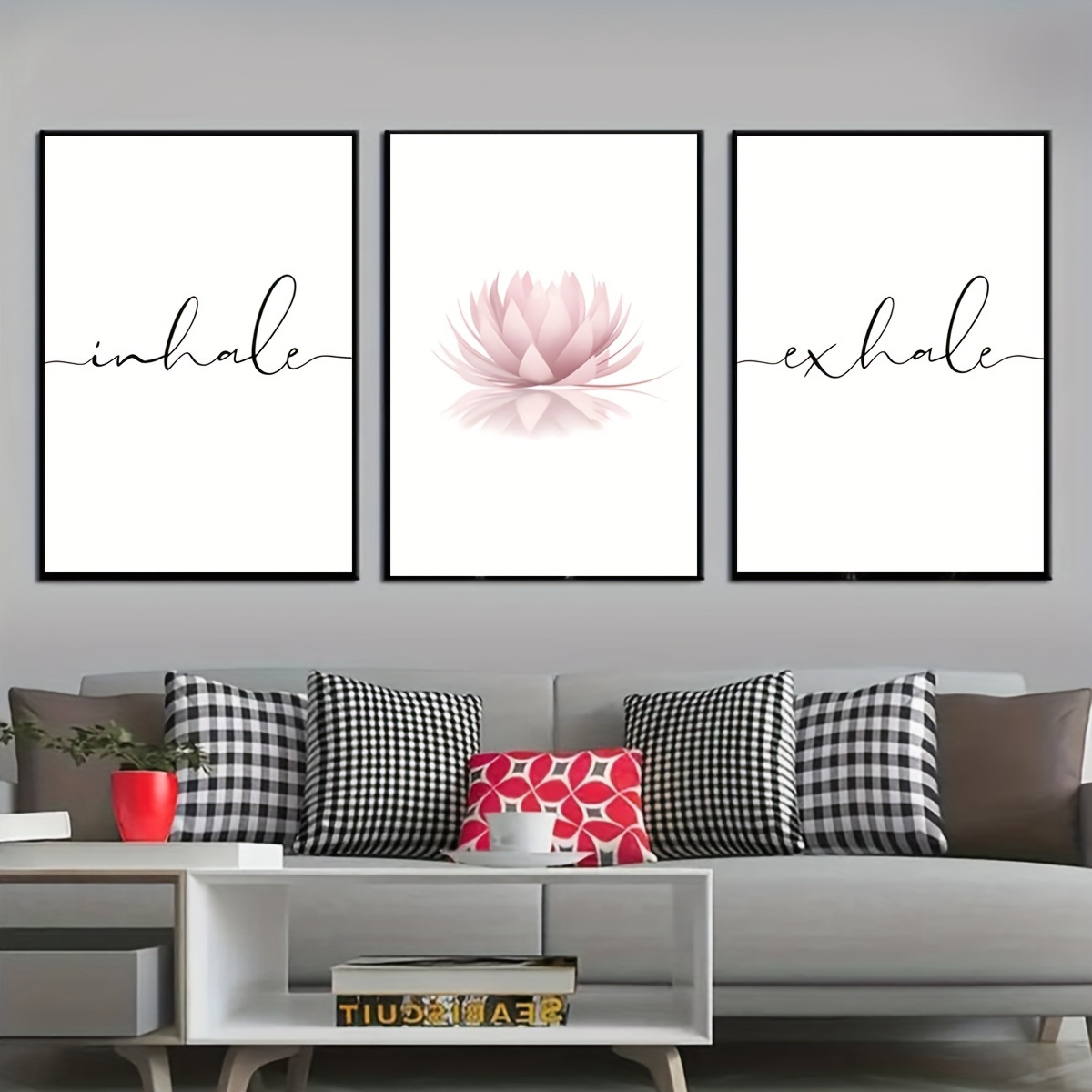 3 szt./zestaw Wdech Wydech Zen – Home Decor Yoga recenzja i cena