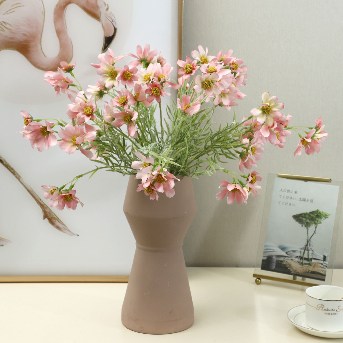 10 szt. Sztuczne kwiaty 6 głów – Home Decor Daisy recenzja i cena