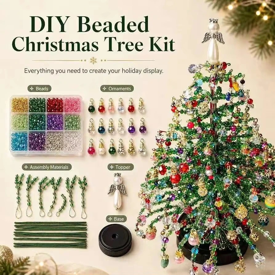 Zestaw koralików do samodzieln – Home Decor Xmas Tree recenzja i cena