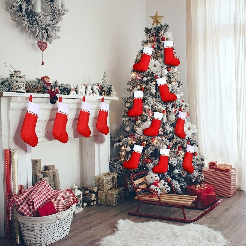 Dwustronne świąteczne skarpety – Home Decor Xmas Tree recenzja i cena