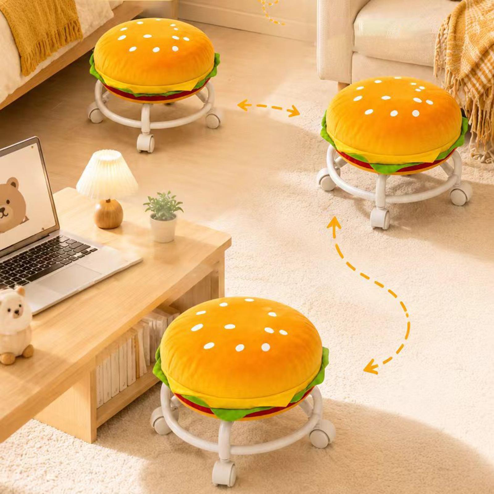 Taboret na kółkach Hamburger W – Home Decor On Wheels recenzja i cena