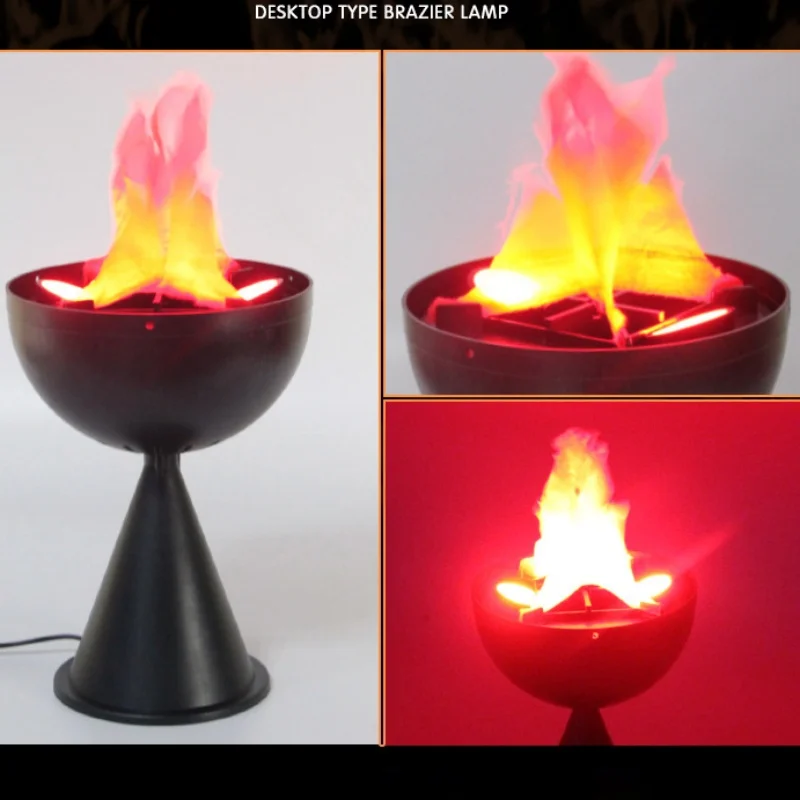Lampa 3D z efektem płomienia,  – Home Decor Shop recenzja i cena