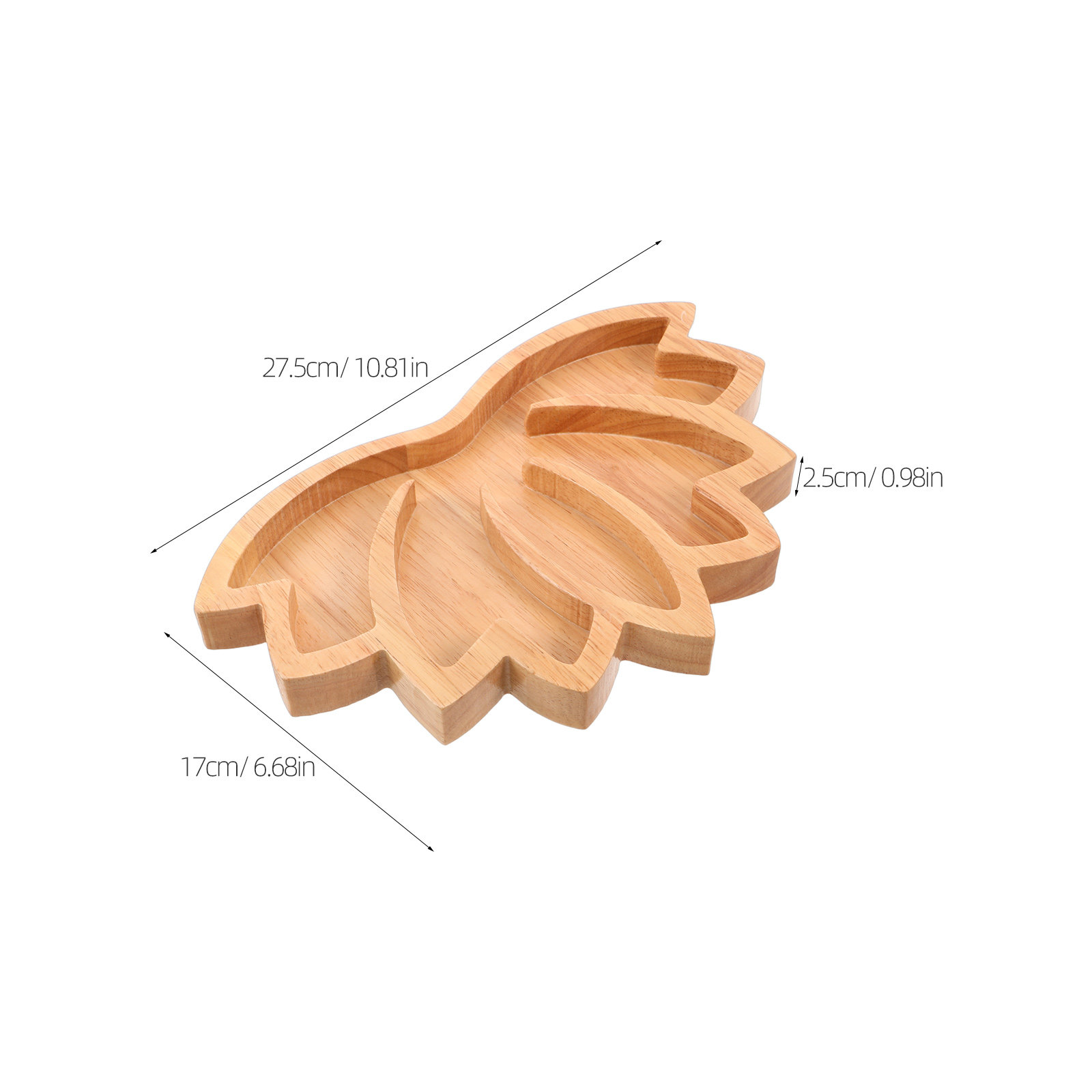 2 szt. drewnianych tac na krys – Home Decor Organizer recenzja i cena