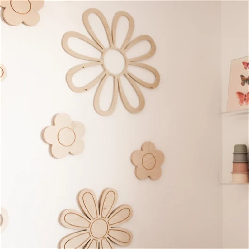 Drewniane kwiaty stokrotki na  – Home Decor Daisy recenzja i cena