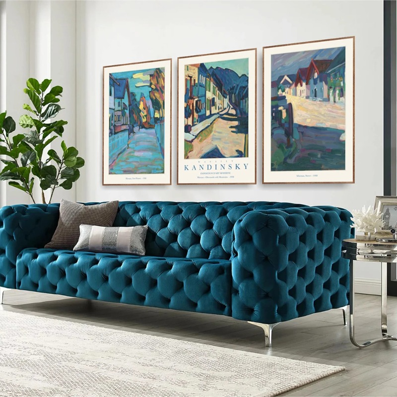 3 szt. bezramowych plakatów wy – Home Decor Exhibition recenzja i cena