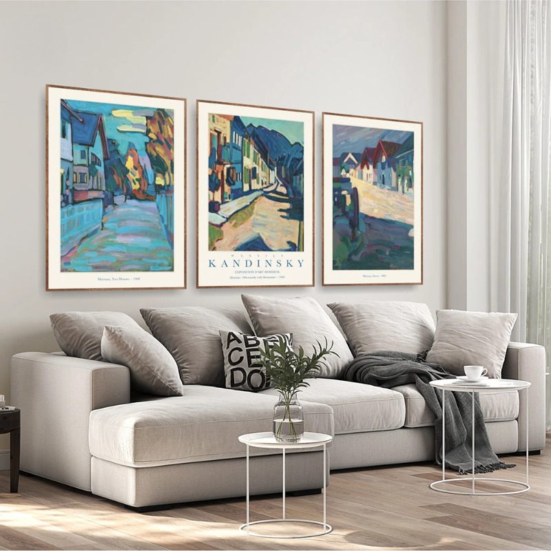 3 szt. bezramowych plakatów wy – Home Decor Exhibition recenzja i cena