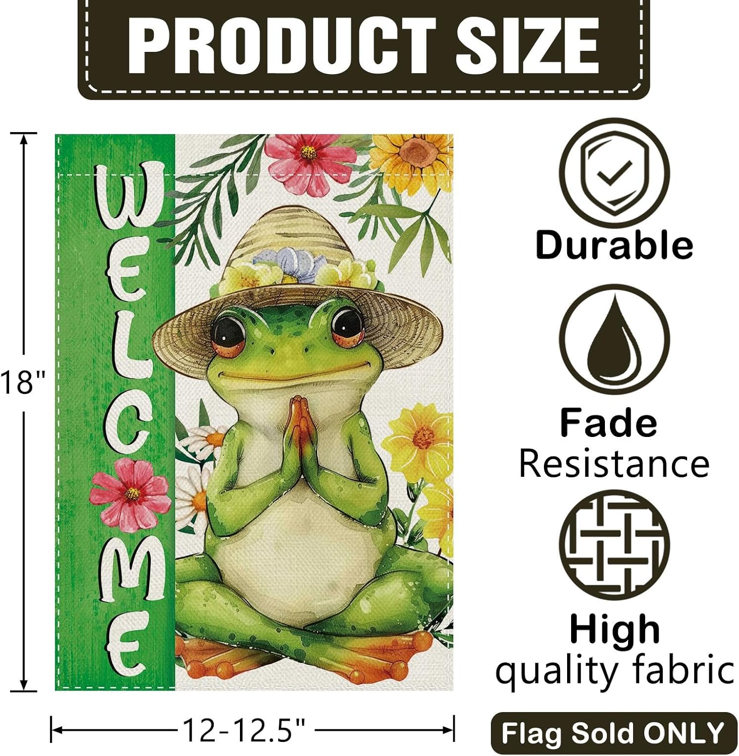 Flaga ogrodowa Dyrenson z moty – Home Decor Yoga recenzja i cena