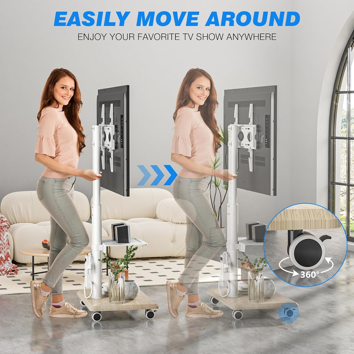 Elegancki, ruchomy stojak pod  – Home Decor On Wheels recenzja i cena
