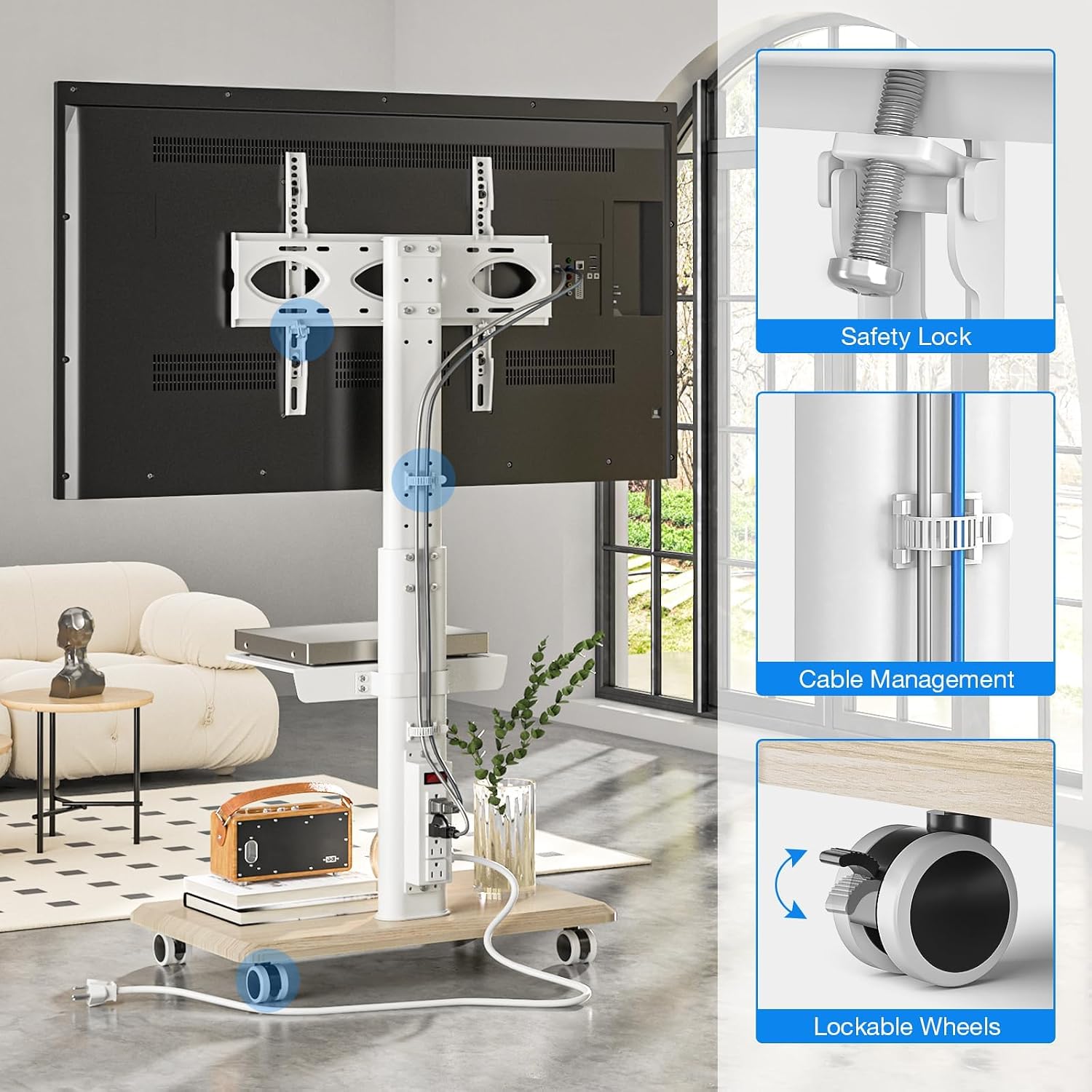 Elegancki, ruchomy stojak pod  – Home Decor On Wheels recenzja i cena