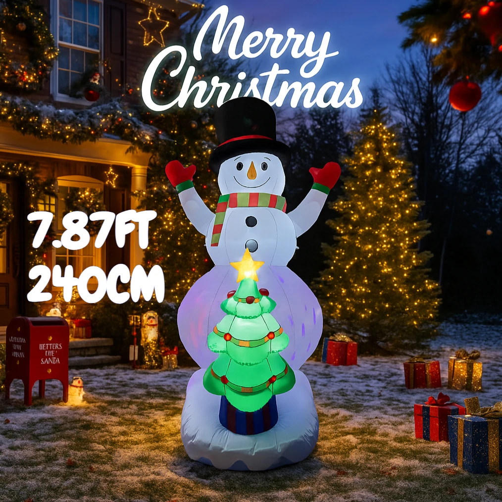 7.87FT Nadmuchiwany Bałwan Cho – Home Decor Xmas Tree recenzja i cena