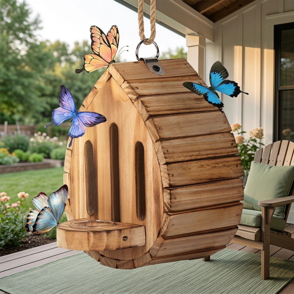 Dekoracja Domu Drewniany Domek – Home Decor Habitat recenzja i cena