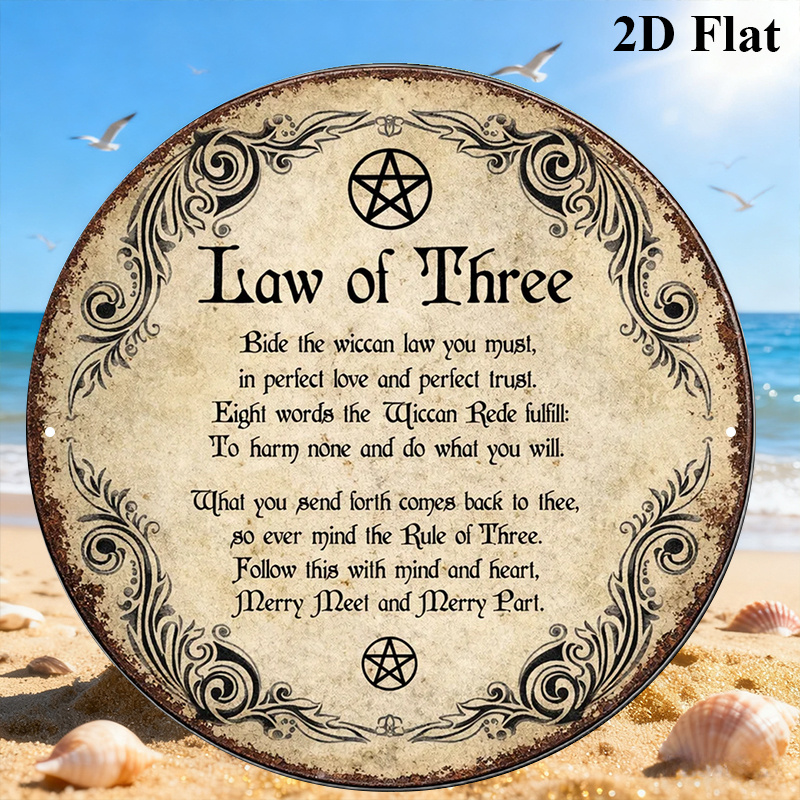 CIFBUY Vintage Wicca Potrójna  – Home Decor Wall Art recenzja i cena