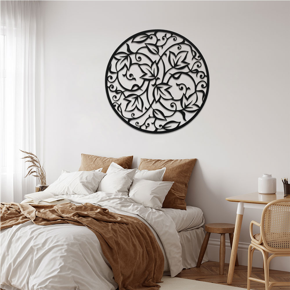 Elegancka czarna metalowa mand – Home Decor Yoga recenzja i cena