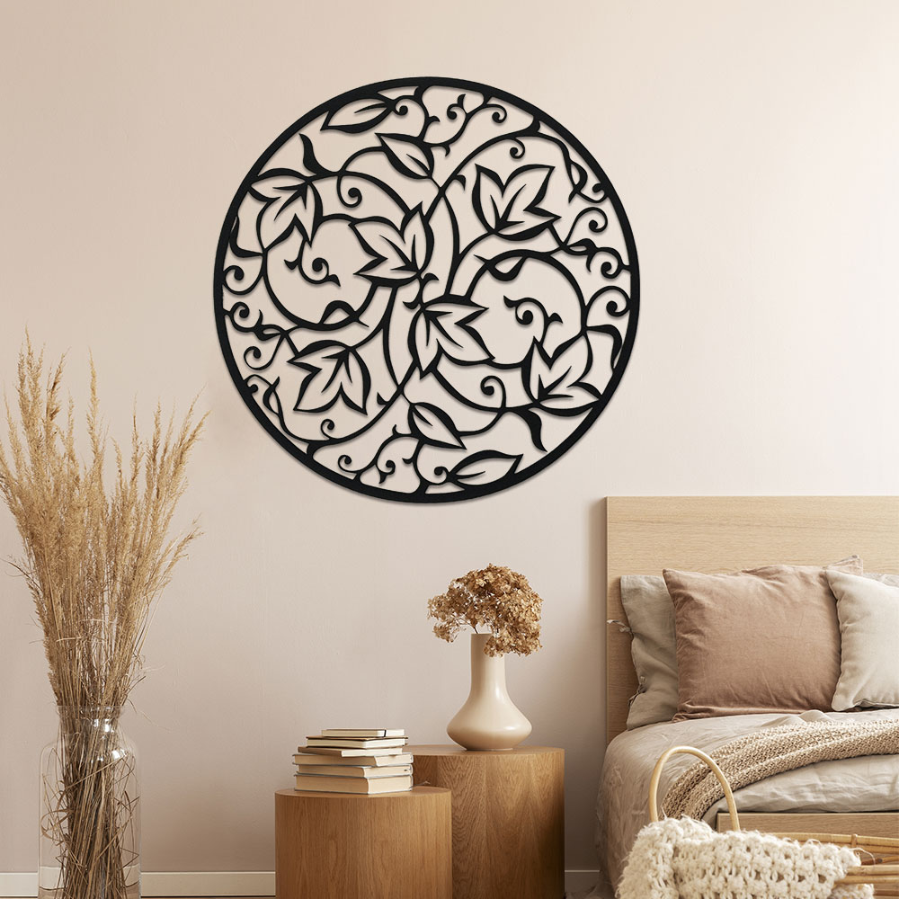 Elegancka czarna metalowa mand – Home Decor Yoga recenzja i cena