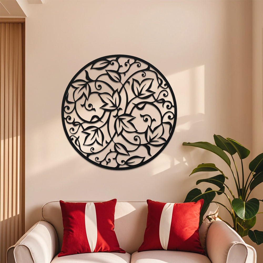 Elegancka czarna metalowa mand – Home Decor Yoga recenzja i cena