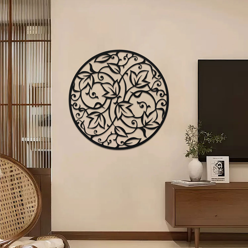 Elegancka czarna metalowa mand – Home Decor Yoga recenzja i cena
